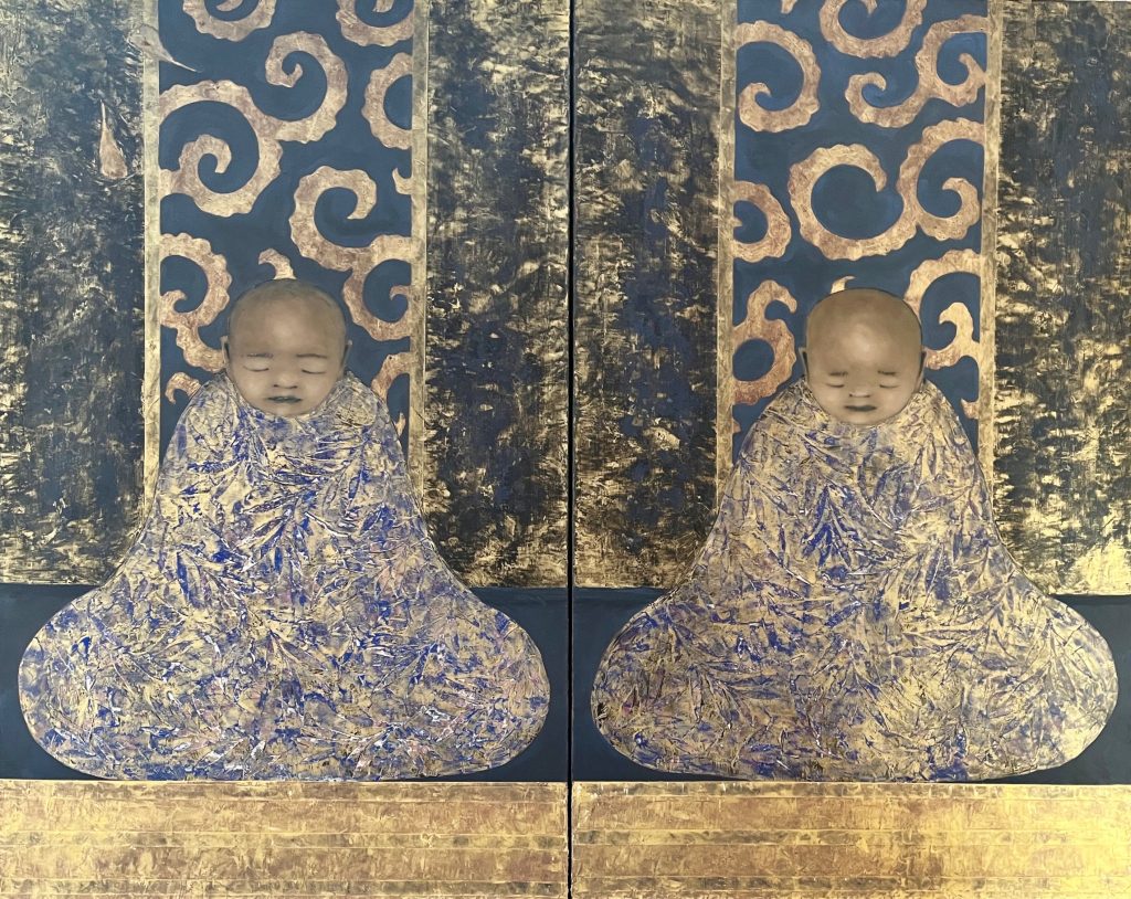 ZEN diptyque 116x146 (2x73)